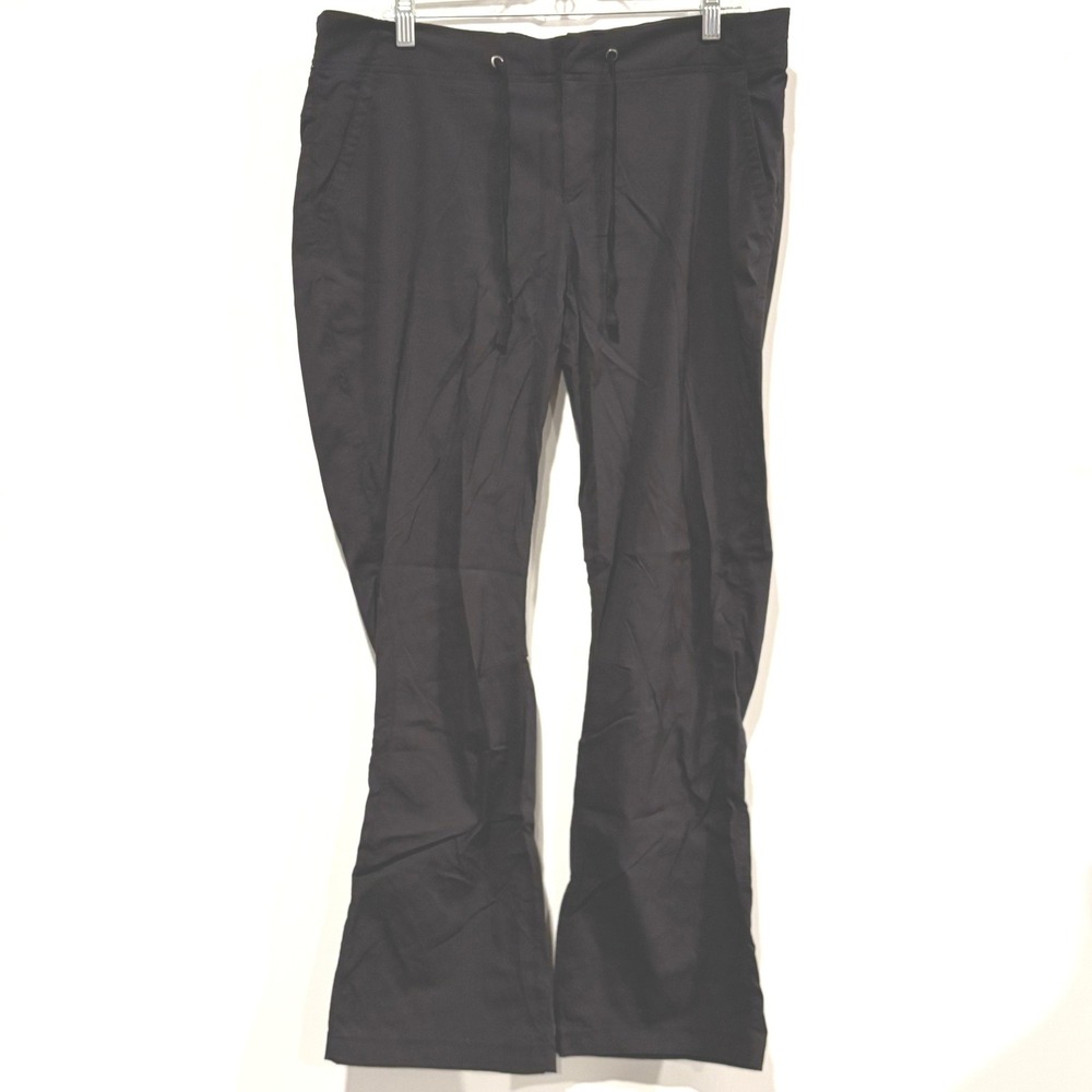 Columbia Womens Anytime Outdoor Boot Cut Hiking Pants 14 Black Athletic 21947